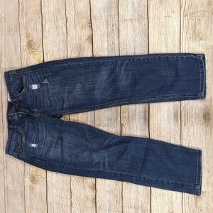 Cosmic blue love distressed jeans size 27